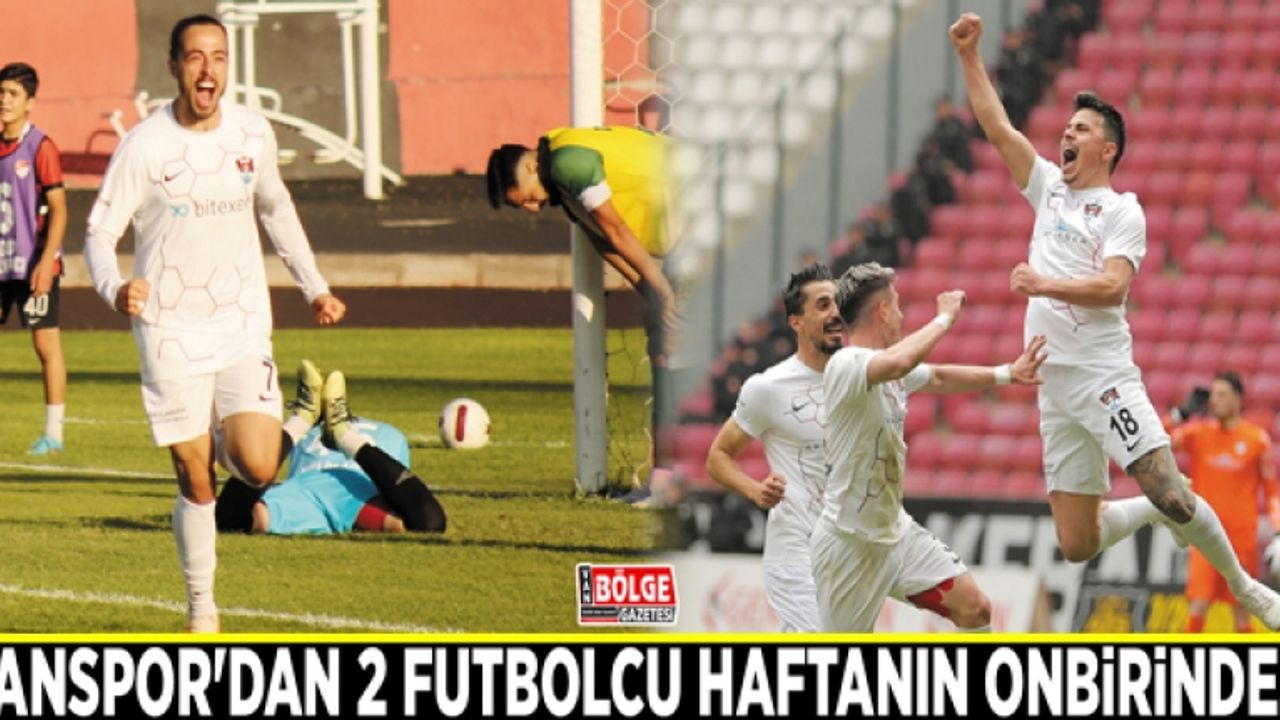 Vanspor'dan 2 futbolcu haftanın onbirinde...