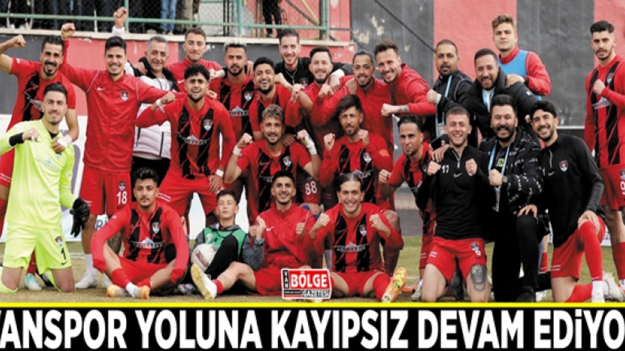 Vanspor yoluna kayıpsız devam ediyor