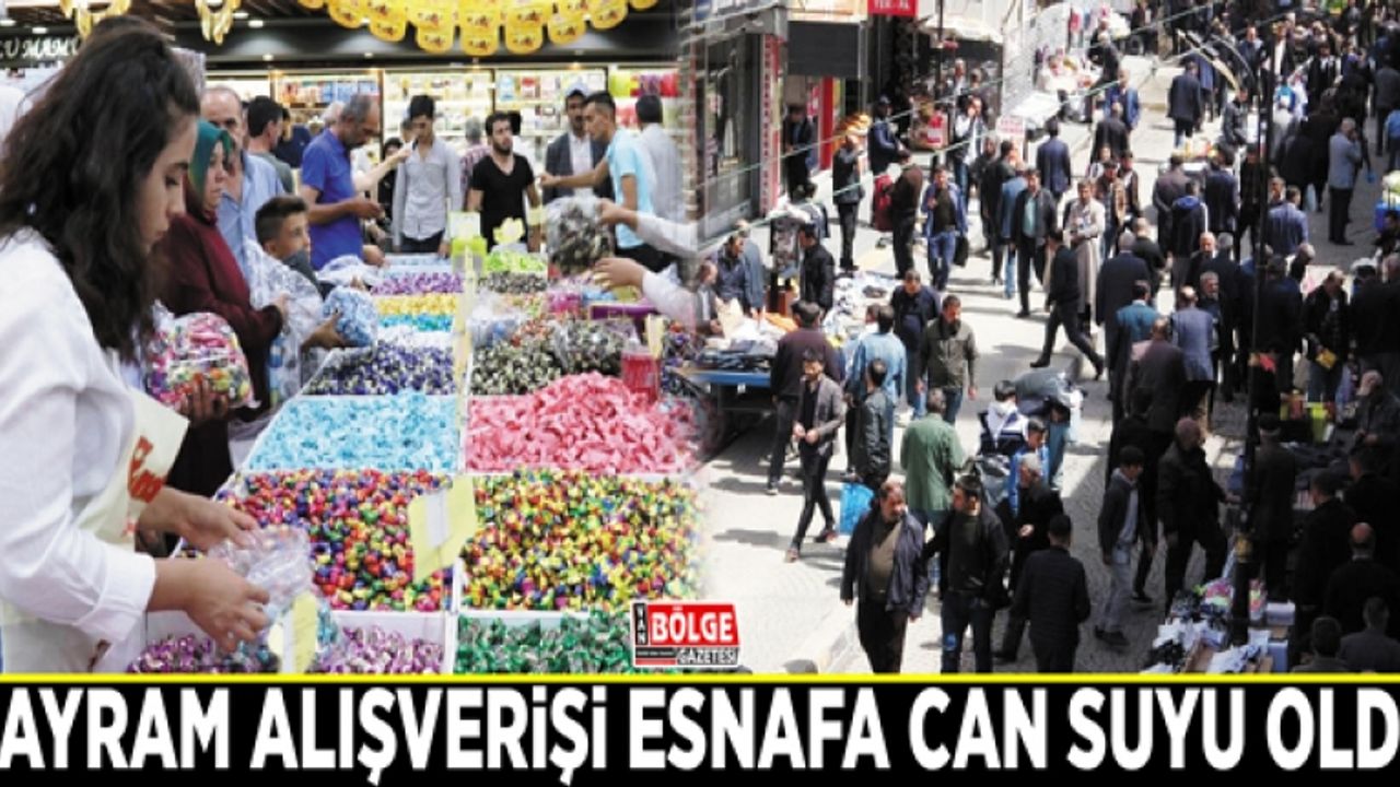 Bayram alışverişi esnafa can suyu oldu