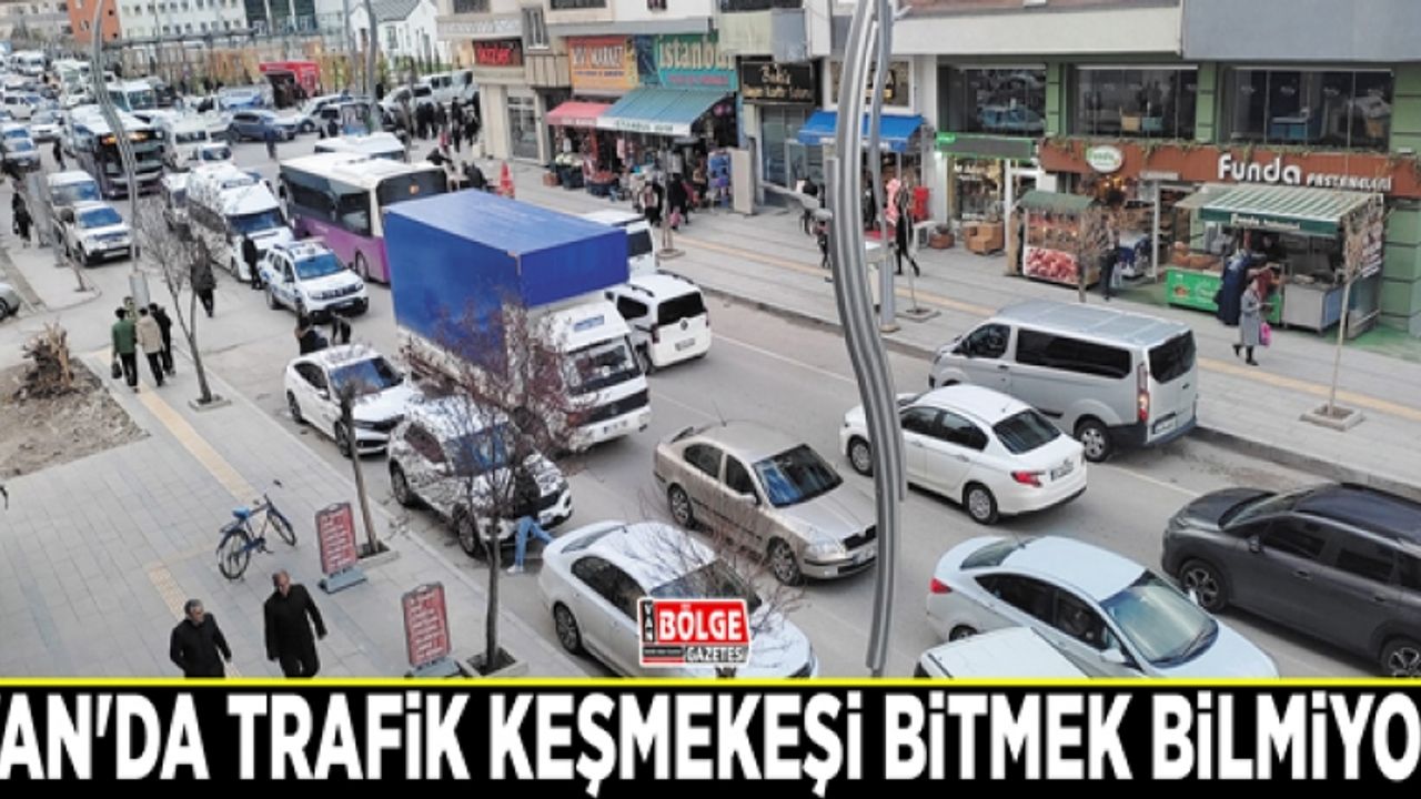 Van'da trafik keşmekeşi bitmek bilmiyor