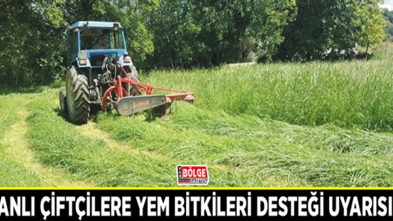 Vanlı çiftçilere yem bitkileri desteği uyarısı…