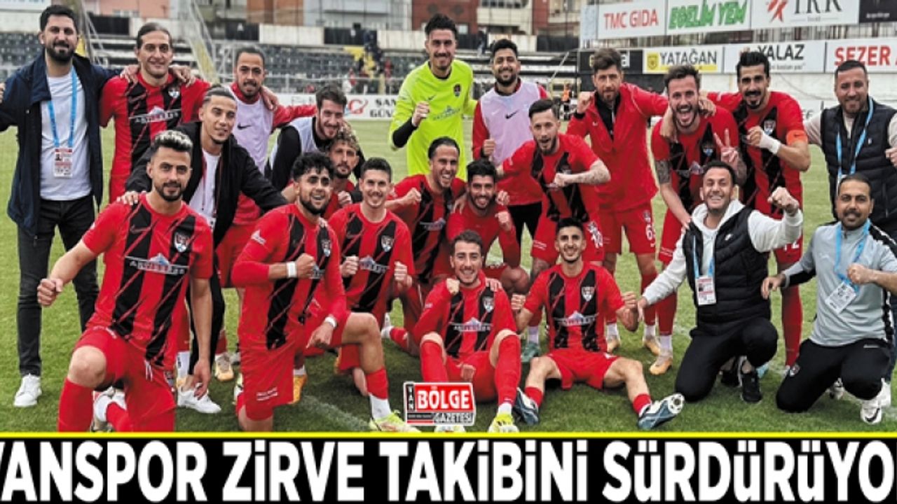 Vanspor zirve takibini sürdürüyor