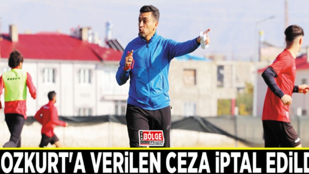 Bozkurt'a verilen ceza iptal edildi