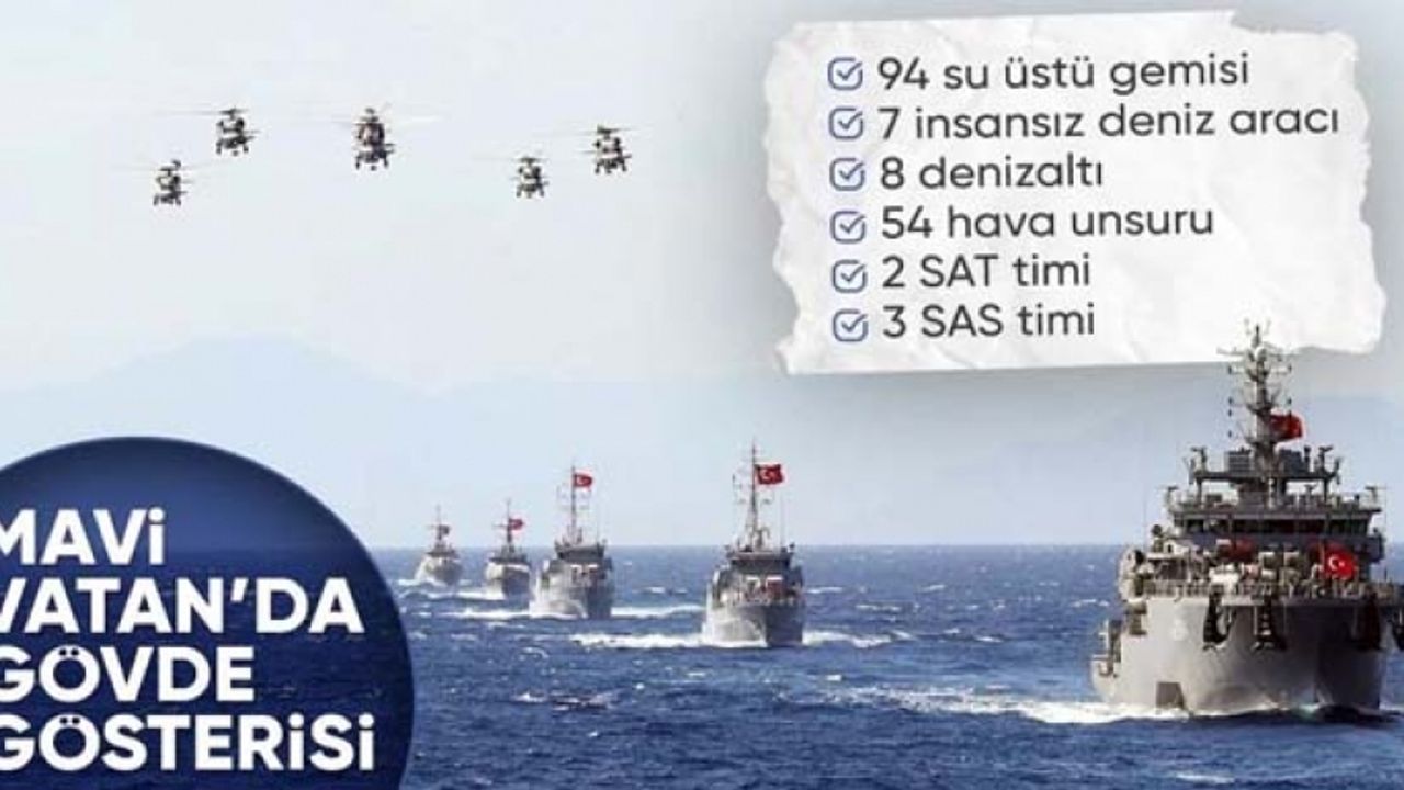 Mavi Vatan'da dosta güven düşmana korku