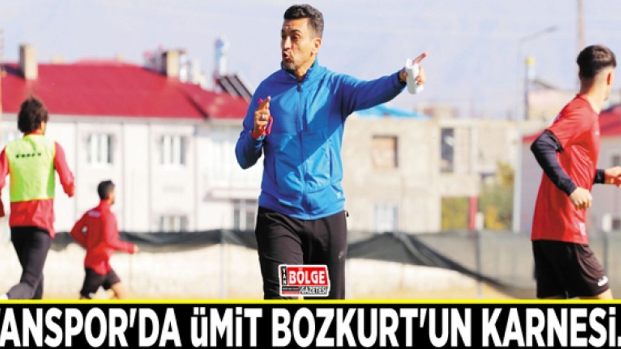 Vanspor'da Ümit Bozkurt'un karnesi…