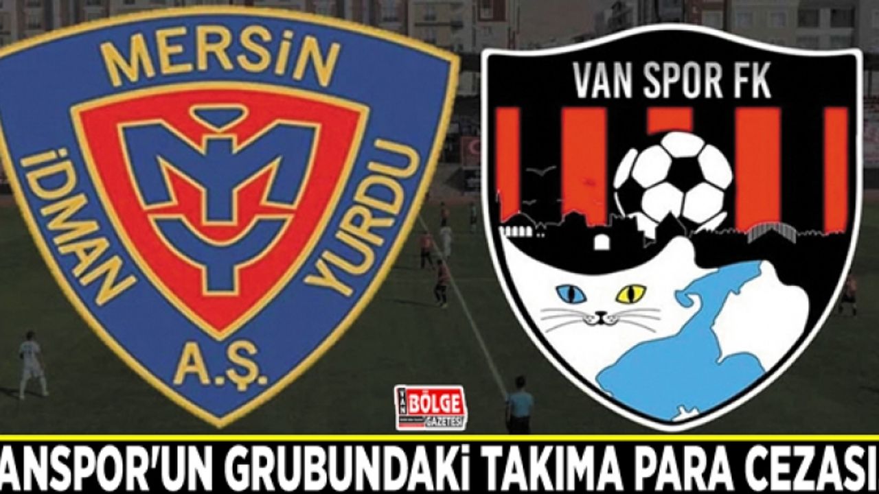 Vanspor'un grubundaki takıma para cezası…