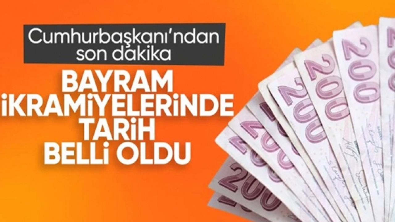 Emeklilerin bayram ikramiyelerinde tarih belli oldu