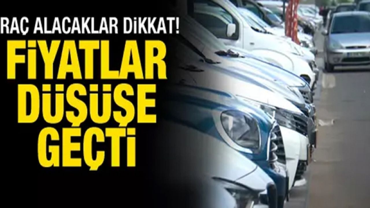 İkinci el otomobil piyasasında ortalama fiyat belli oldu!