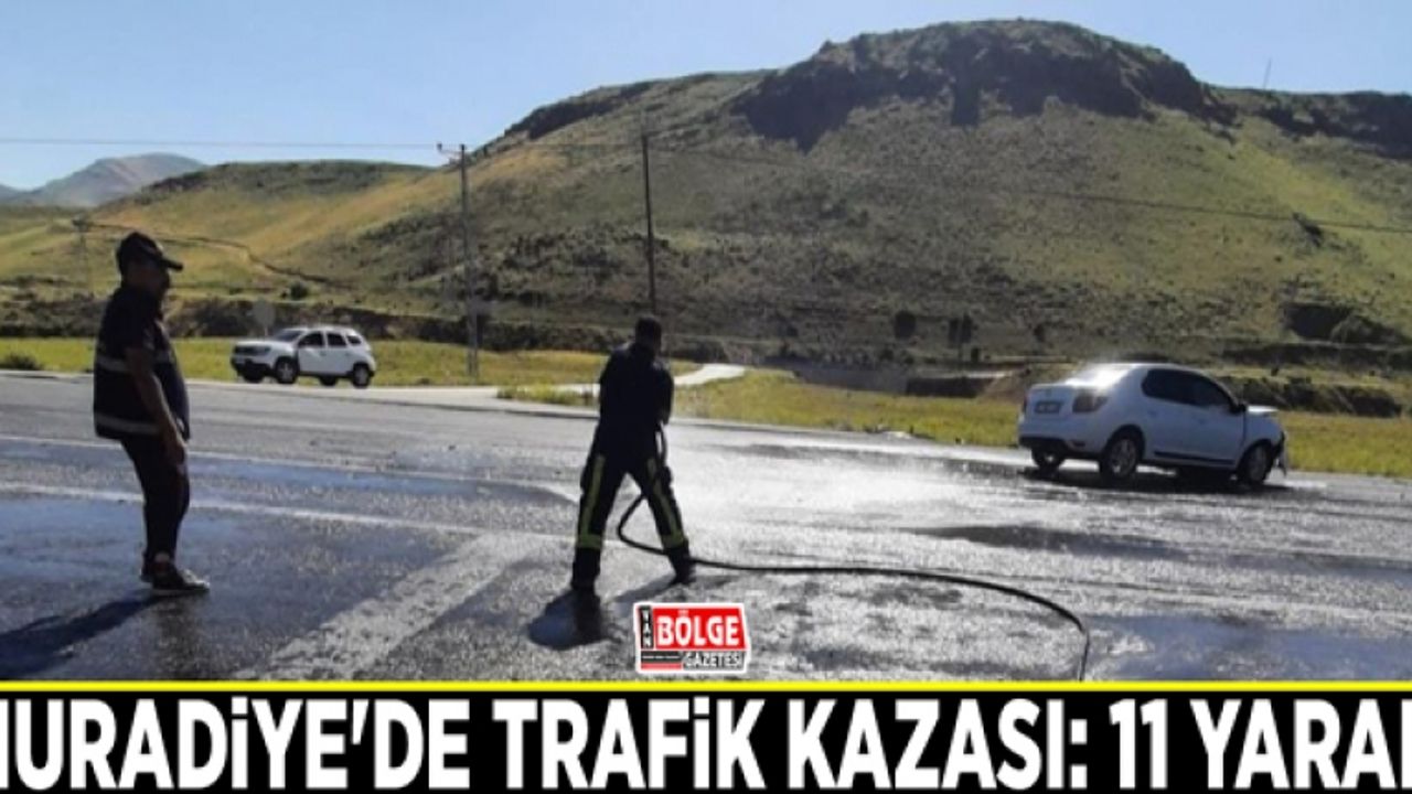 Muradiye'de trafik kazası: 11 yaralı