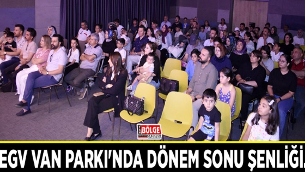 TEGV Van Parkı'nda dönem sonu şenliği...