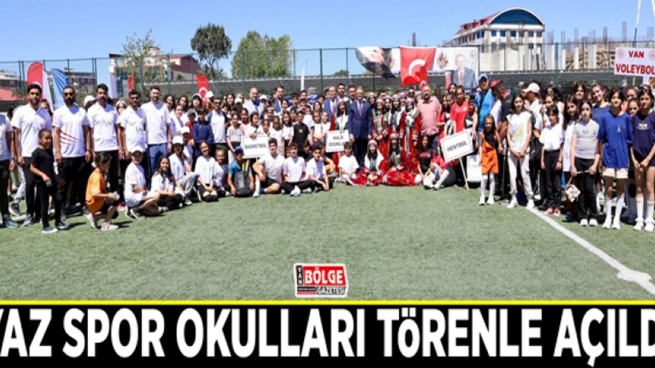 Yaz Spor Okulları törenle açıldı