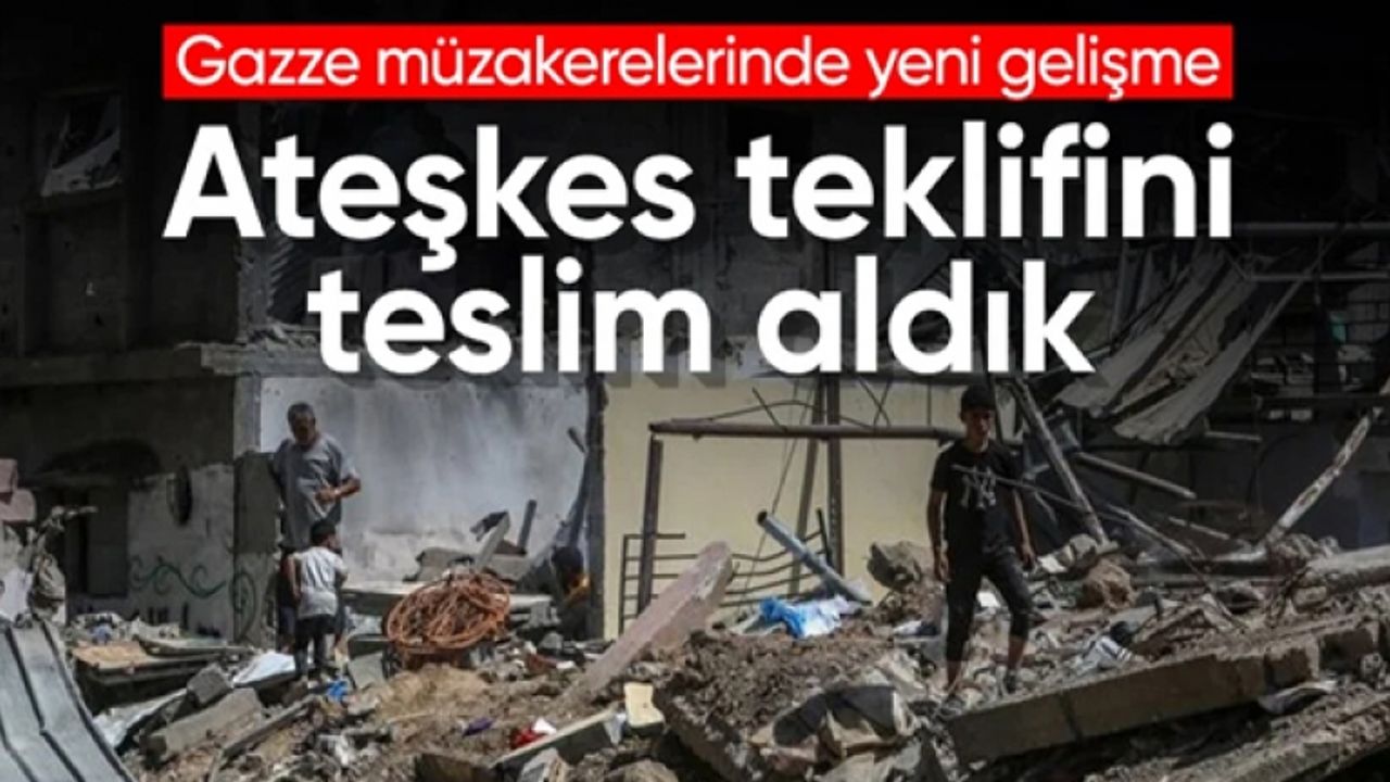 İsrail'den ateşkes açıklaması: Son teklifi teslim aldık