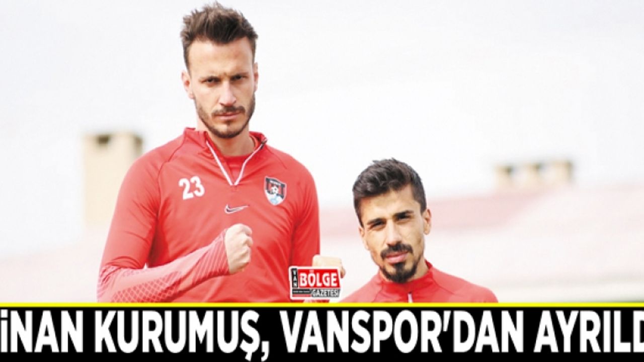 Sinan Kurumuş, Vanspor'dan ayrıldı