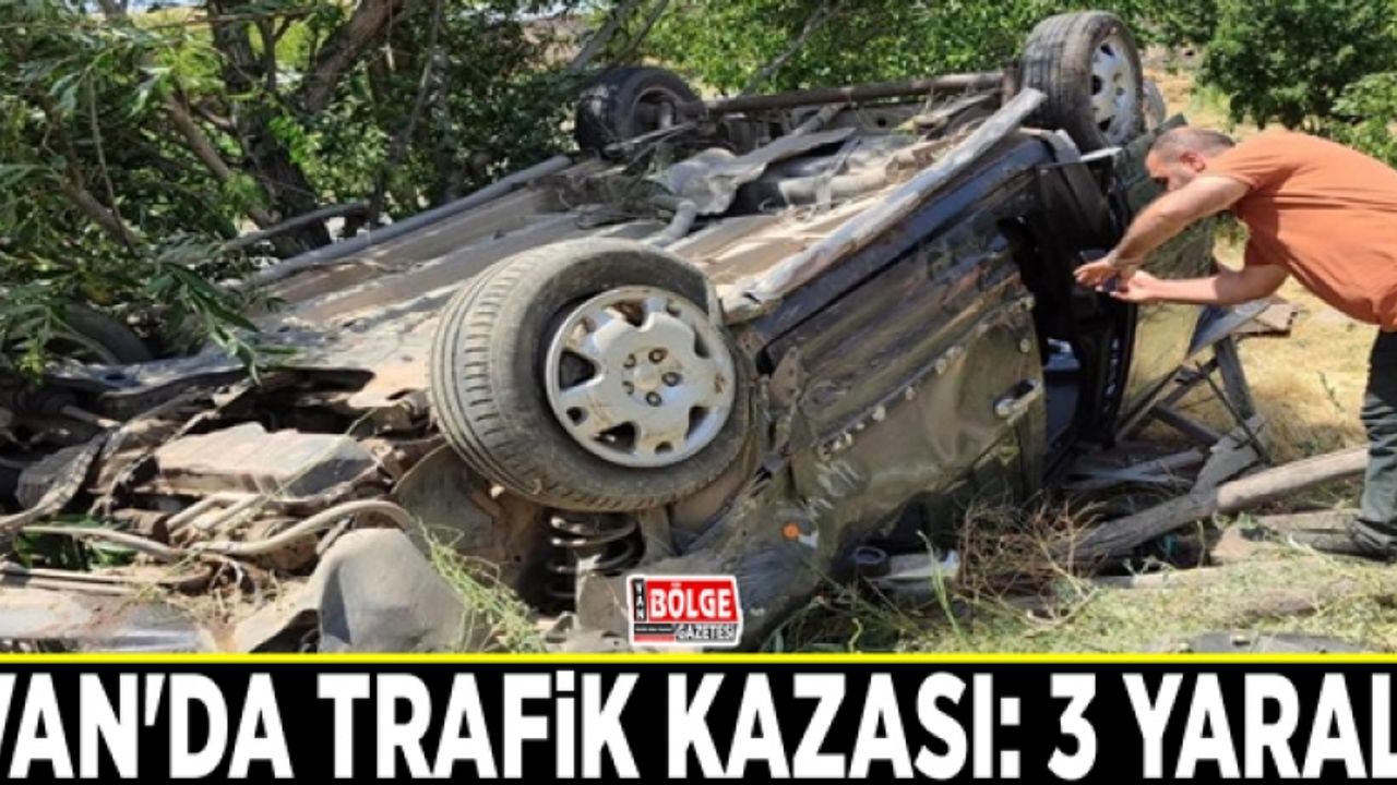 Van'da trafik kazası: 3 yaralı