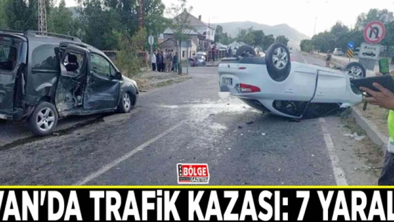 Van'da trafik kazası: 7 yaralı