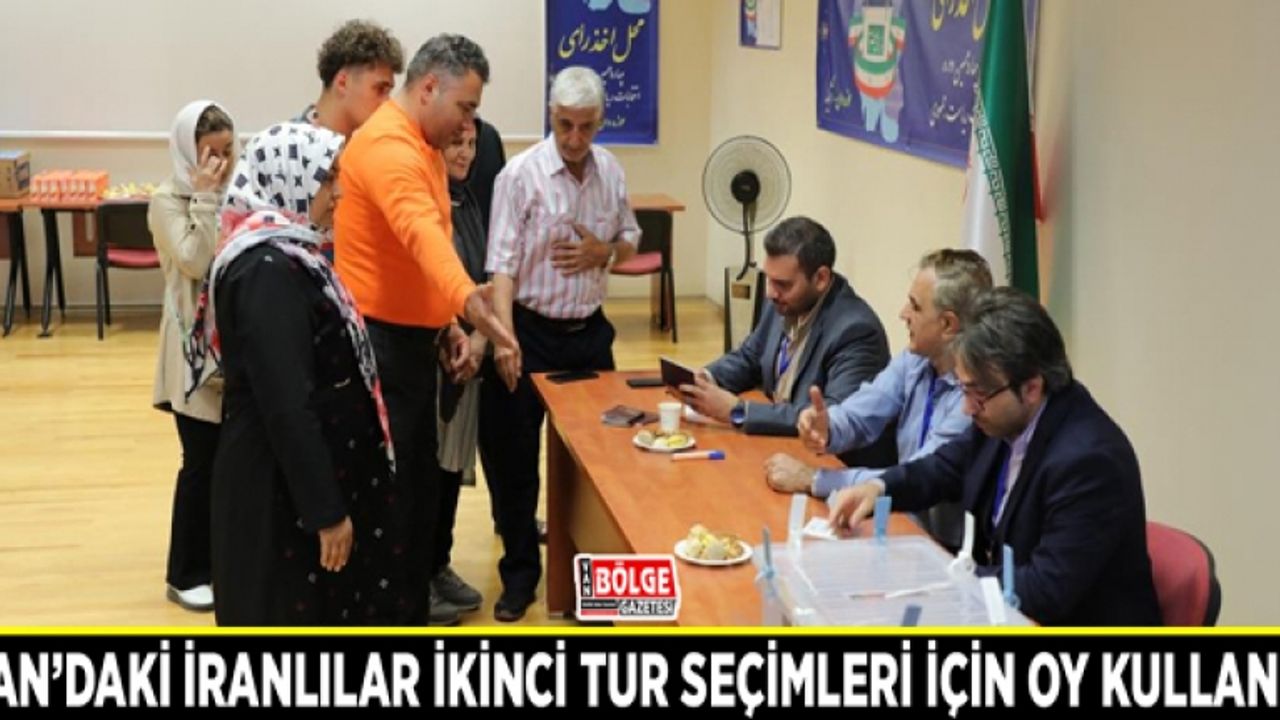 Van’daki İranlılar ikinci tur seçimleri için oy kullandı