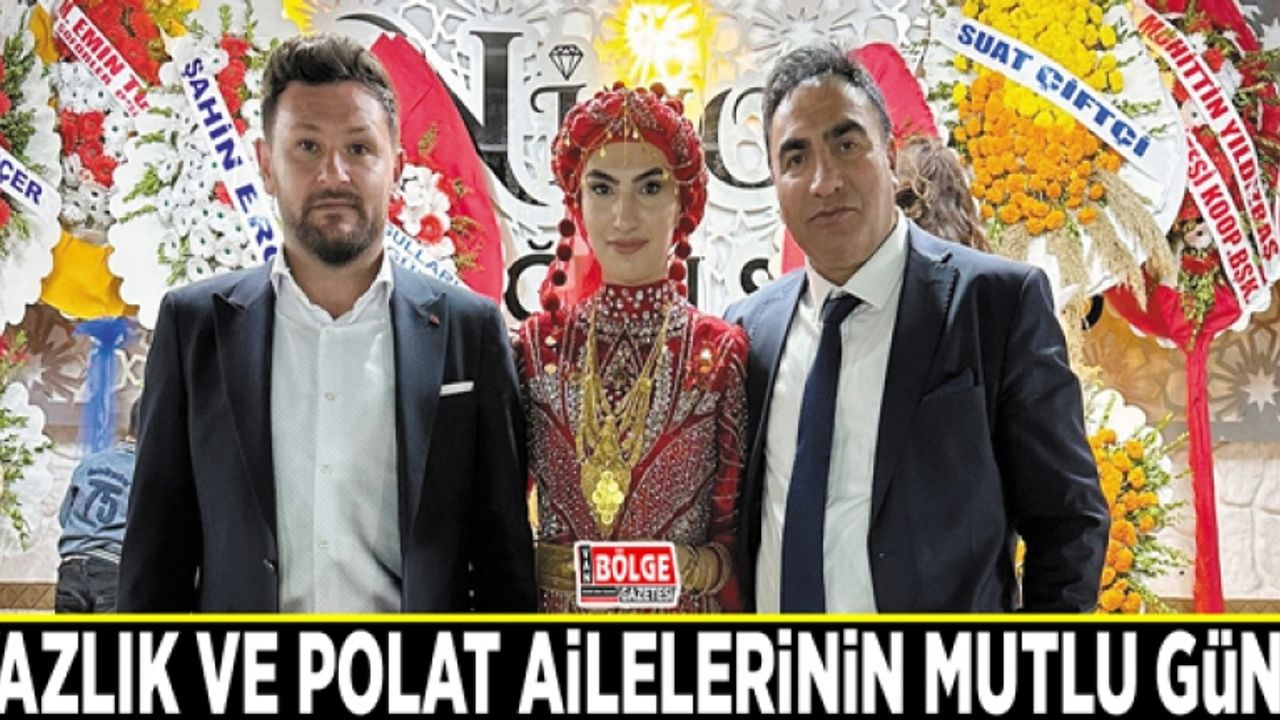 Yazlık ve Polat ailelerinin mutlu günü