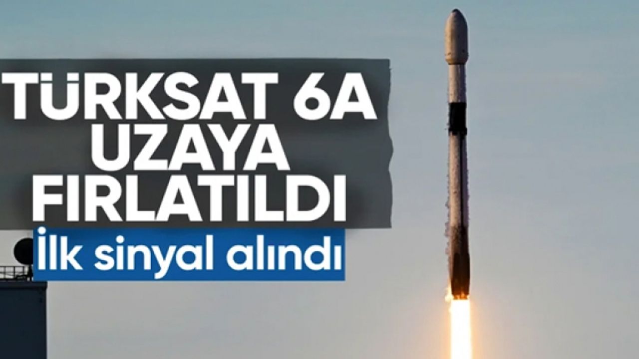 Yerli ve milli haberleşme uydusu Türksat 6A uzaya fırlatıldı