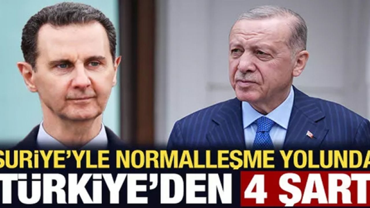 Türkiye'den Suriye'yle normalleşme açıklaması