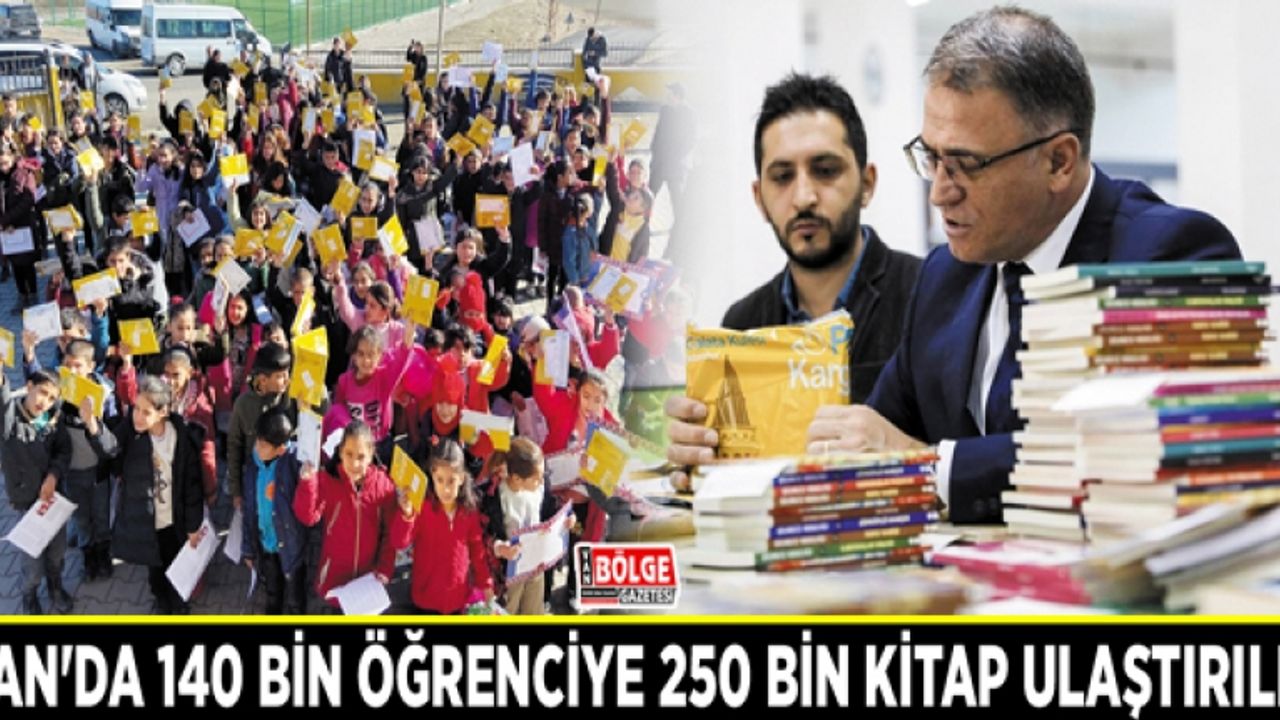 Van'da 140 bin öğrenciye 250 bin kitap ulaştırıldı