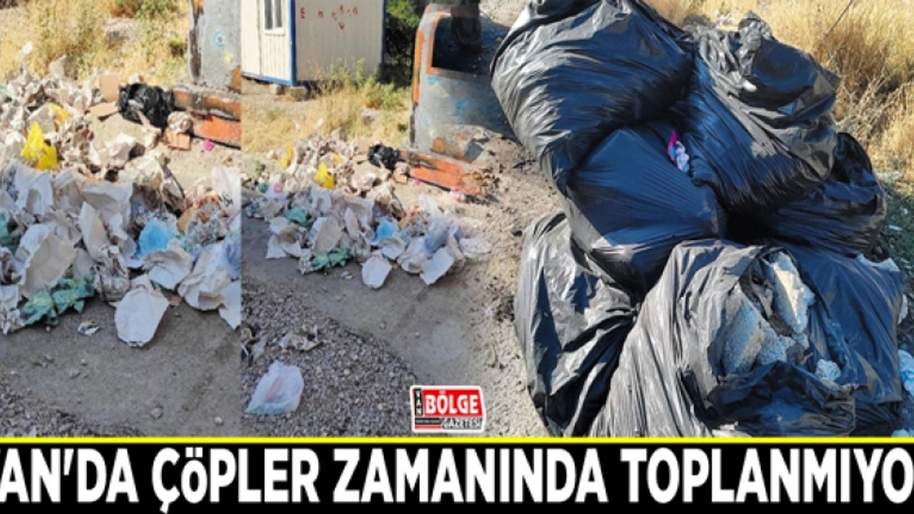 Van'da çöpler zamanında toplanmıyor