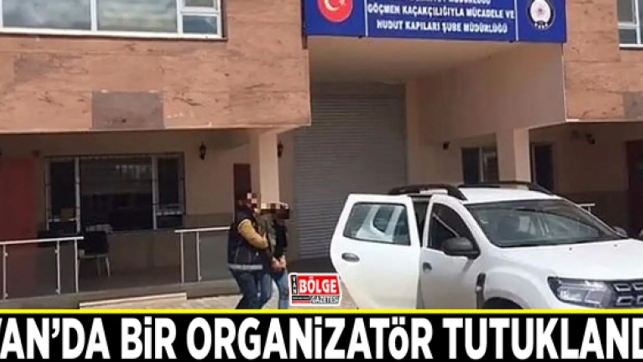 Van’da bir organizatör tutuklandı
