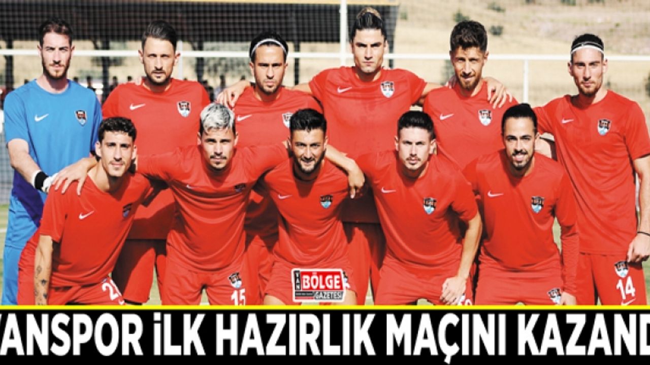 Vanspor ilk hazırlık maçını kazandı