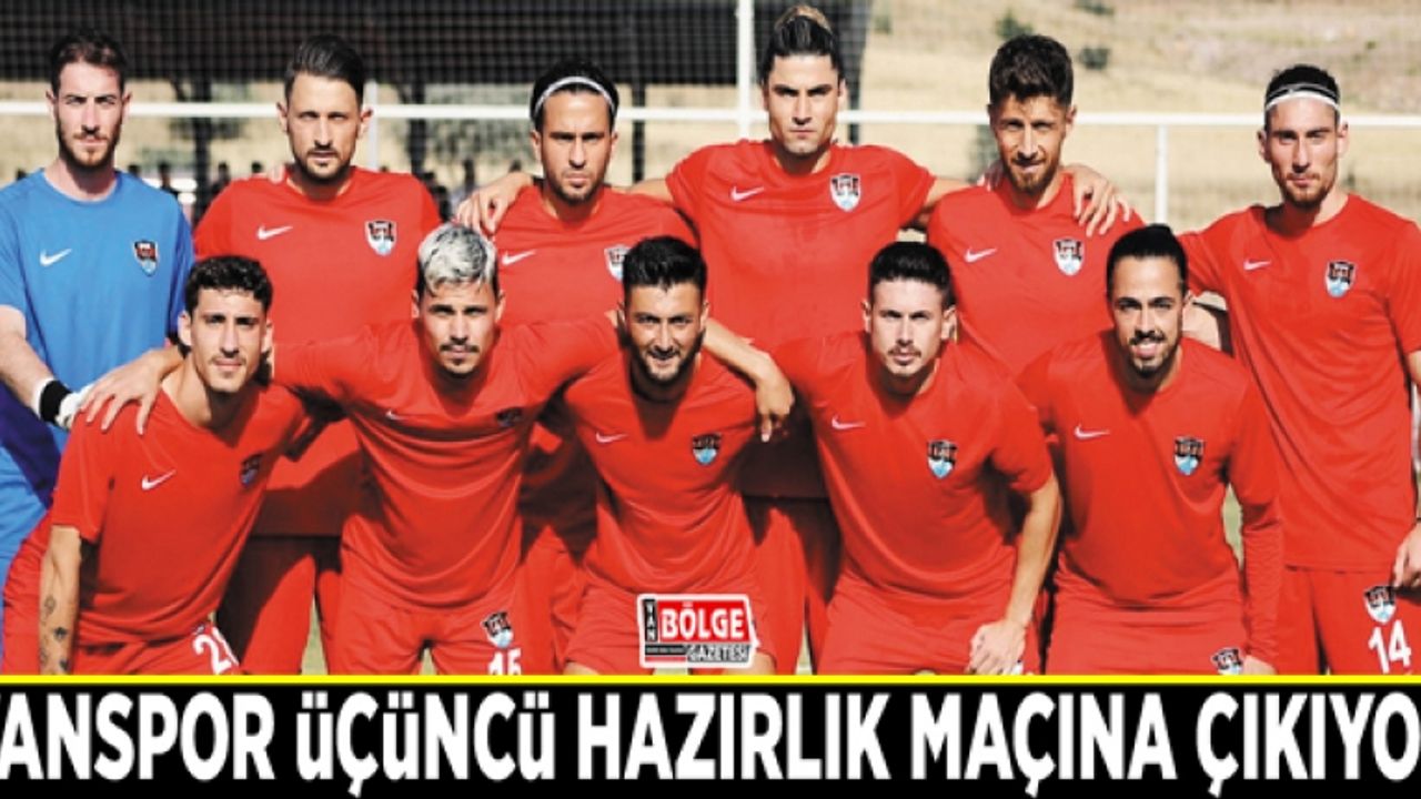 Vanspor üçüncü hazırlık maçına çıkıyor