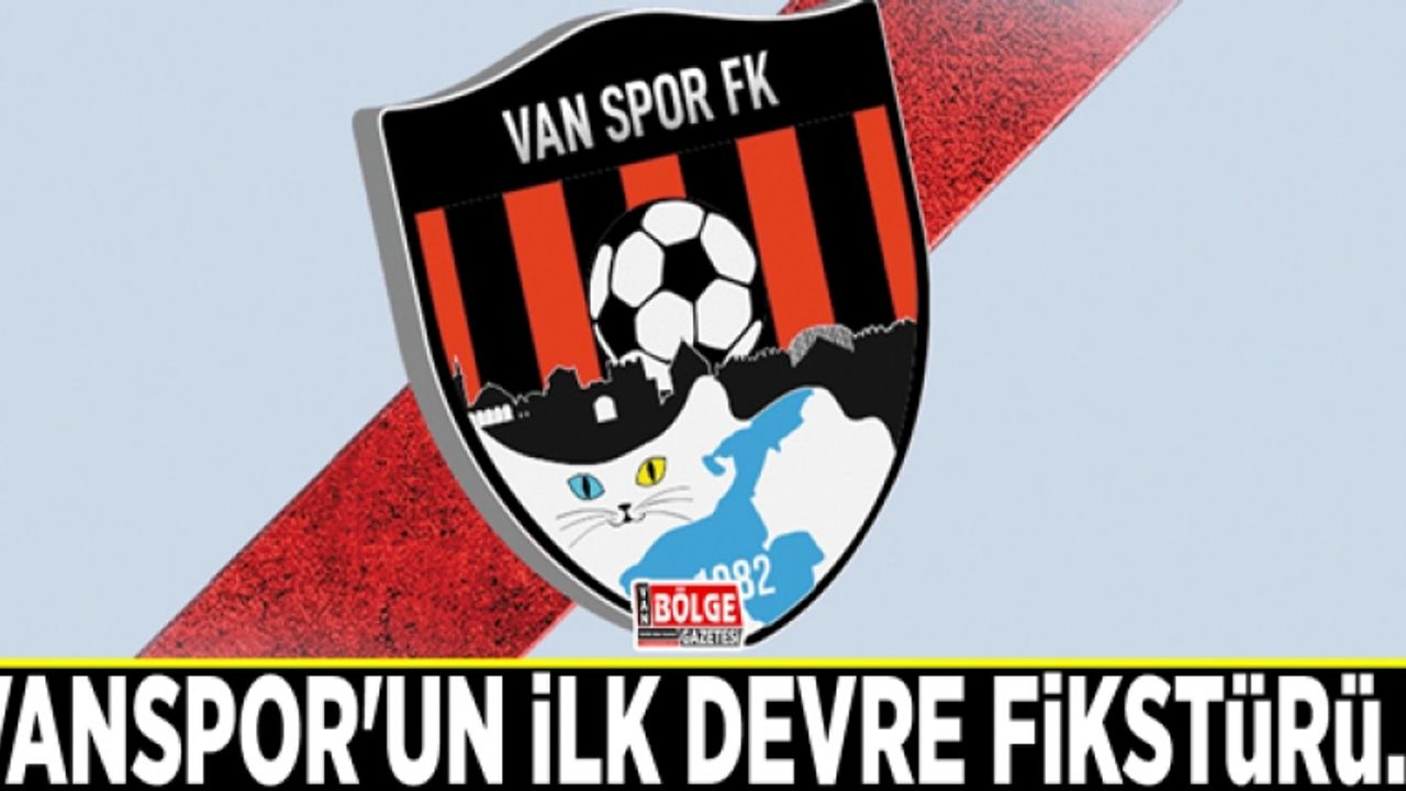 Vanspor'un ilk devre fikstürü…