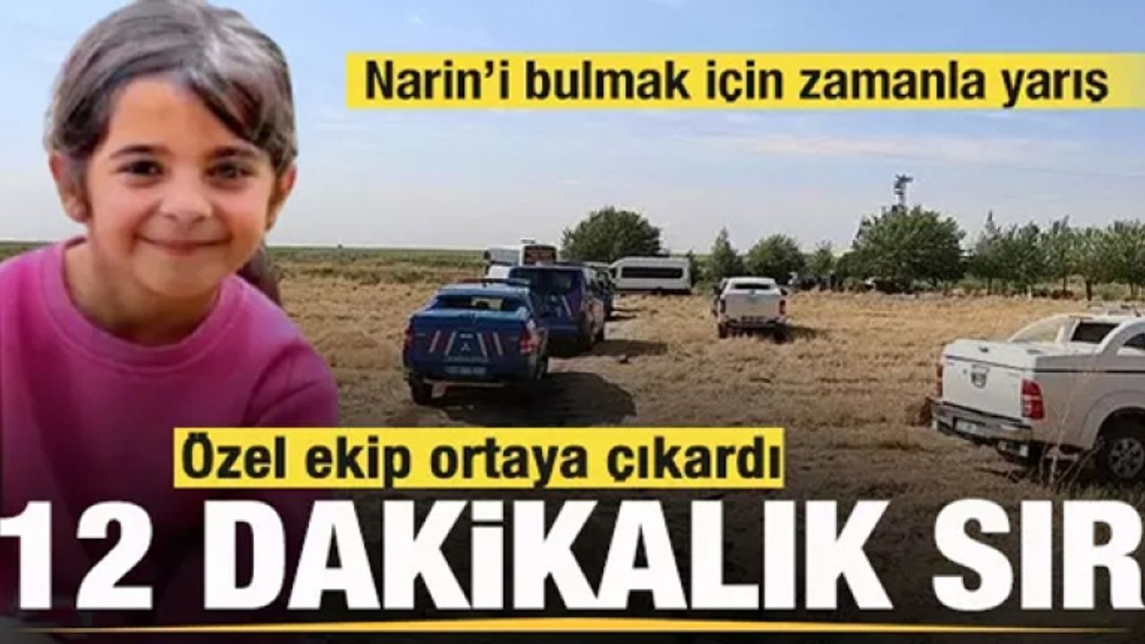 Kayıp Narin'de son dakika gelişmesi!
