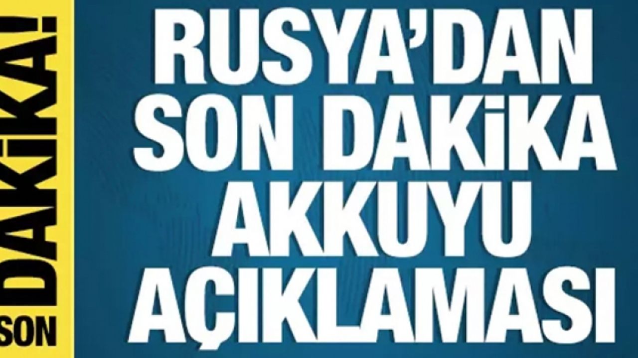 Rusya'dan  Akkuyu açıklaması: 'Sorun tamamen çözüldü'