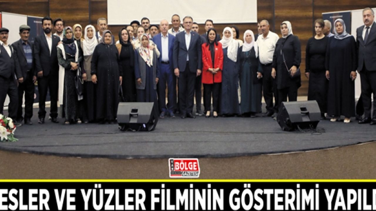 Sesler ve Yüzler filminin gösterimi yapıldı