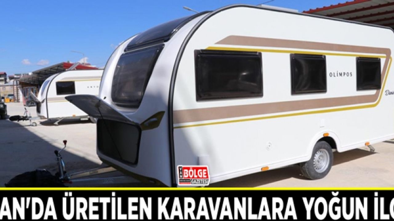 Van'da üretilen karavanlara yoğun ilgi