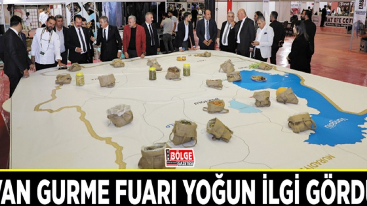 Van Gurme Fuarı yoğun ilgi gördü
