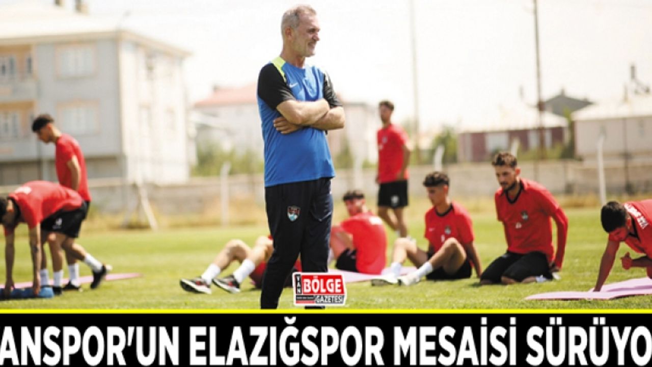 Vanspor'un Elazığspor mesaisi sürüyor
