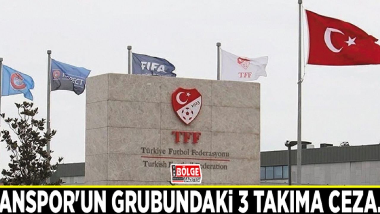 Vanspor'un grubundaki 3 takıma ceza…