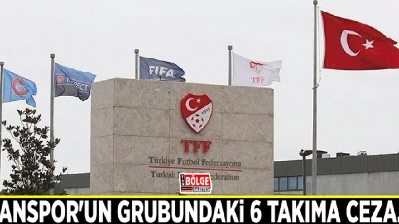Vanspor'un grubundaki 6 takıma ceza…