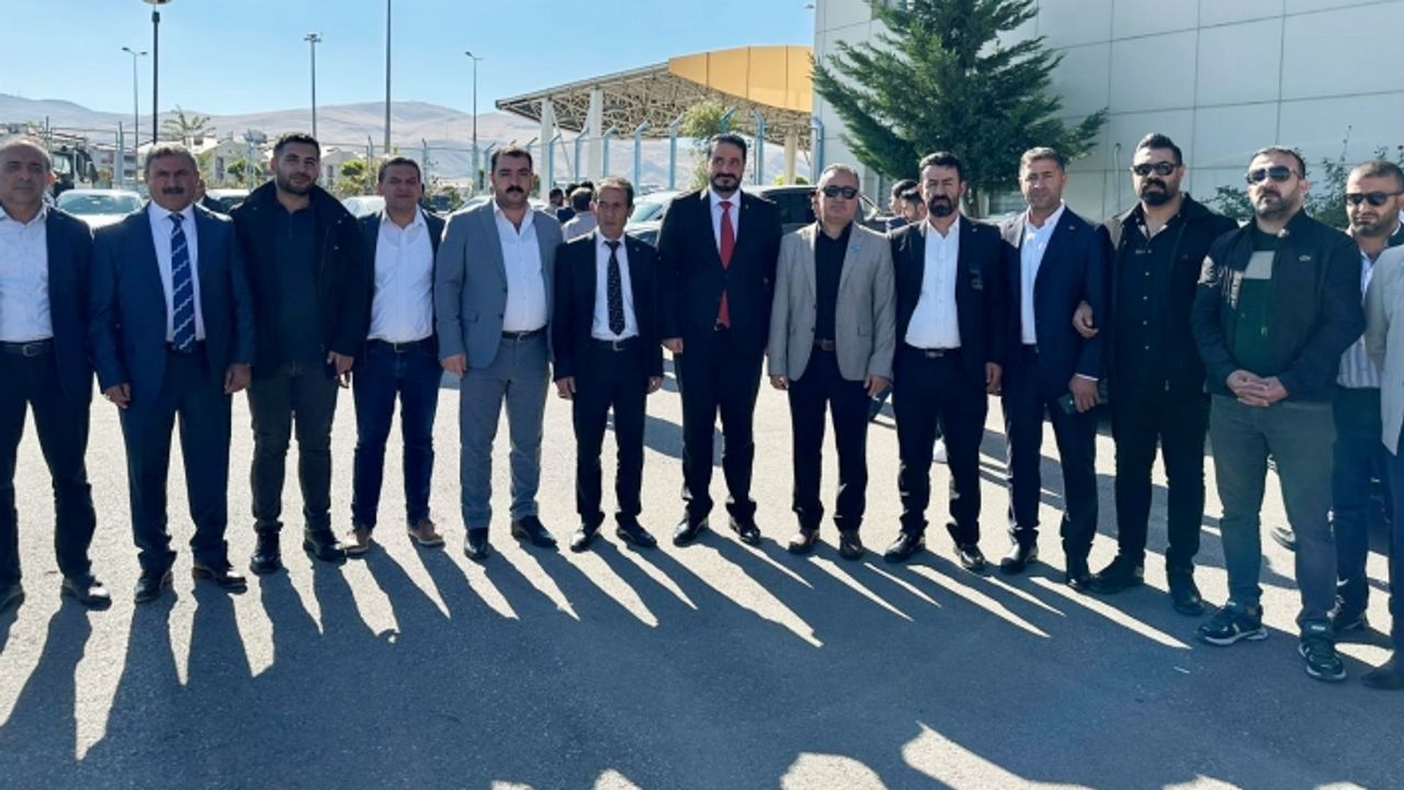 Başkan Aybar heyetiyle Başkan Bayer’i karşıladı