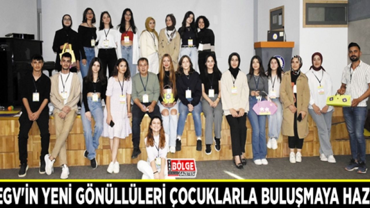 TEGV'in yeni gönüllüleri çocuklarla buluşmaya hazır