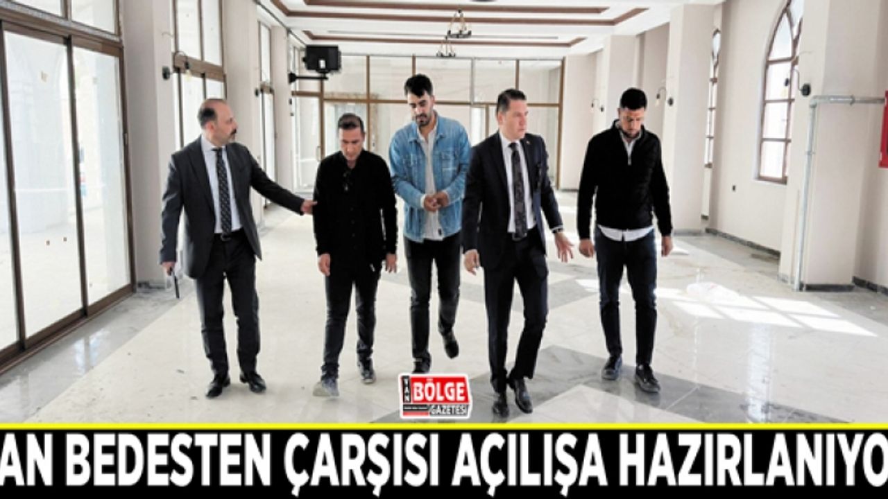Van Bedesten Çarşısı açılışa hazırlanıyor