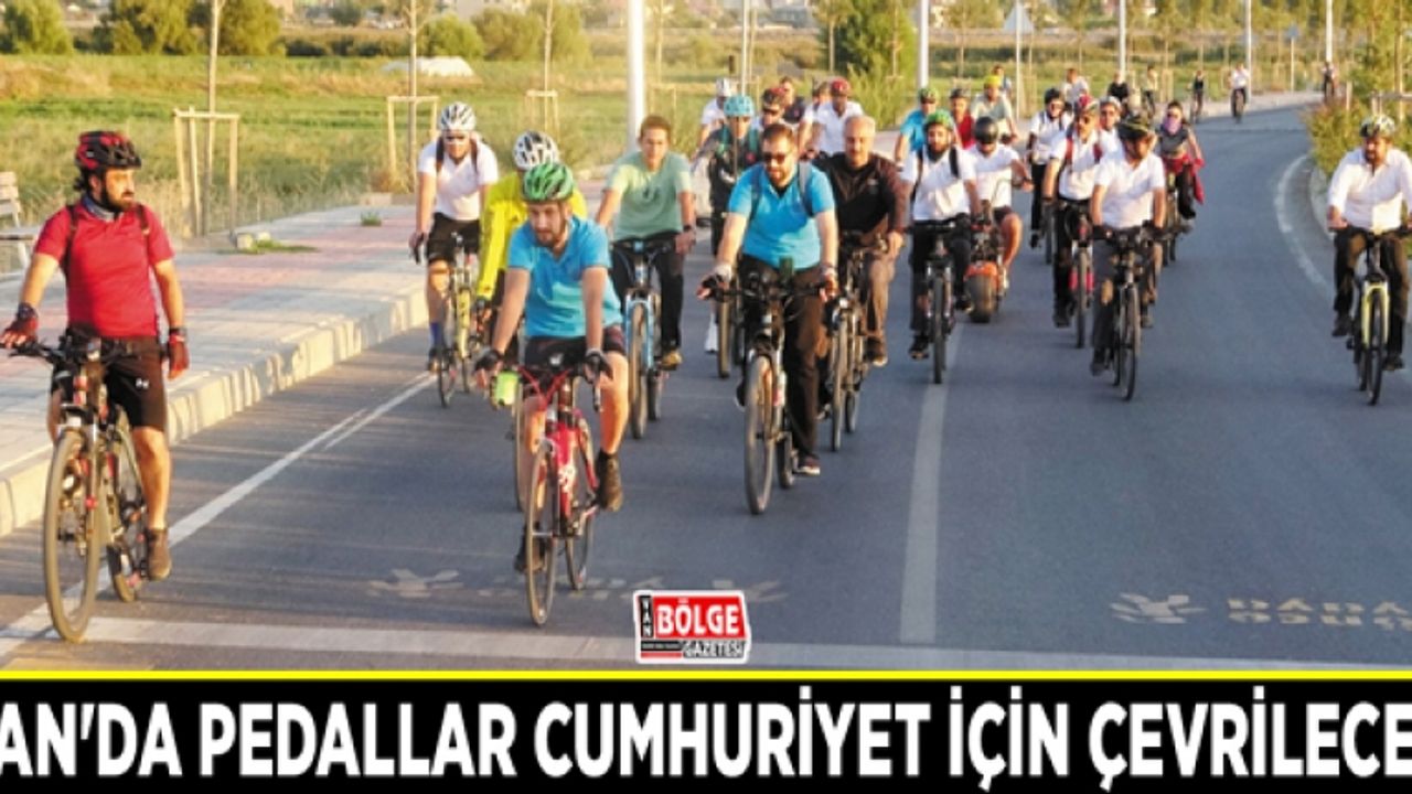Van'da pedallar Cumhuriyet için çevrilecek
