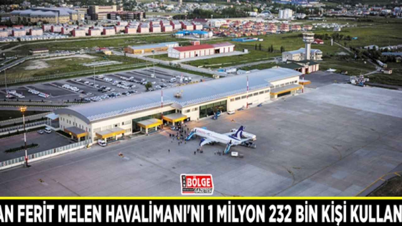 Van Ferit Melen Havalimanı'nı 1 milyon 232 bin kişi kullandı