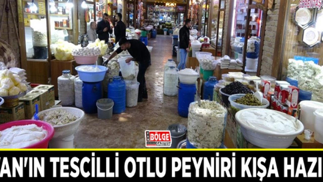 Van'ın tescilli otlu peyniri kışa hazır