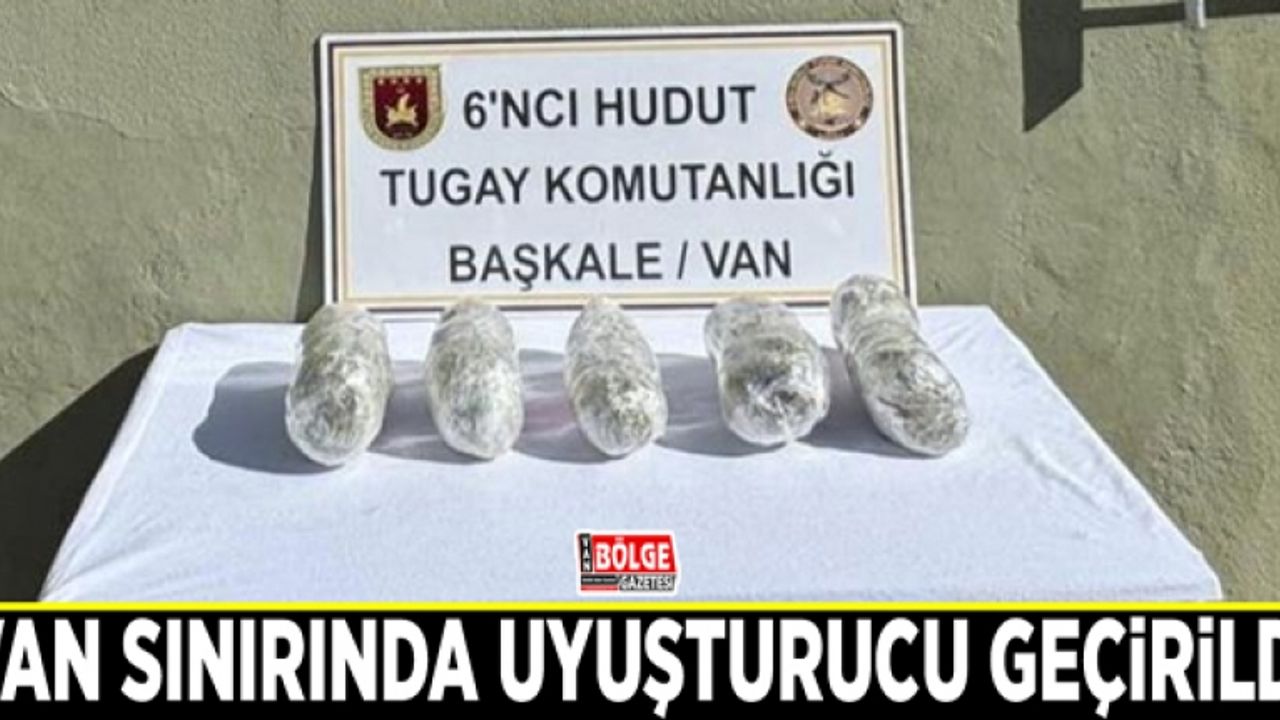 Van sınırında 3 kilo 786 gram uyuşturucu geçirildi