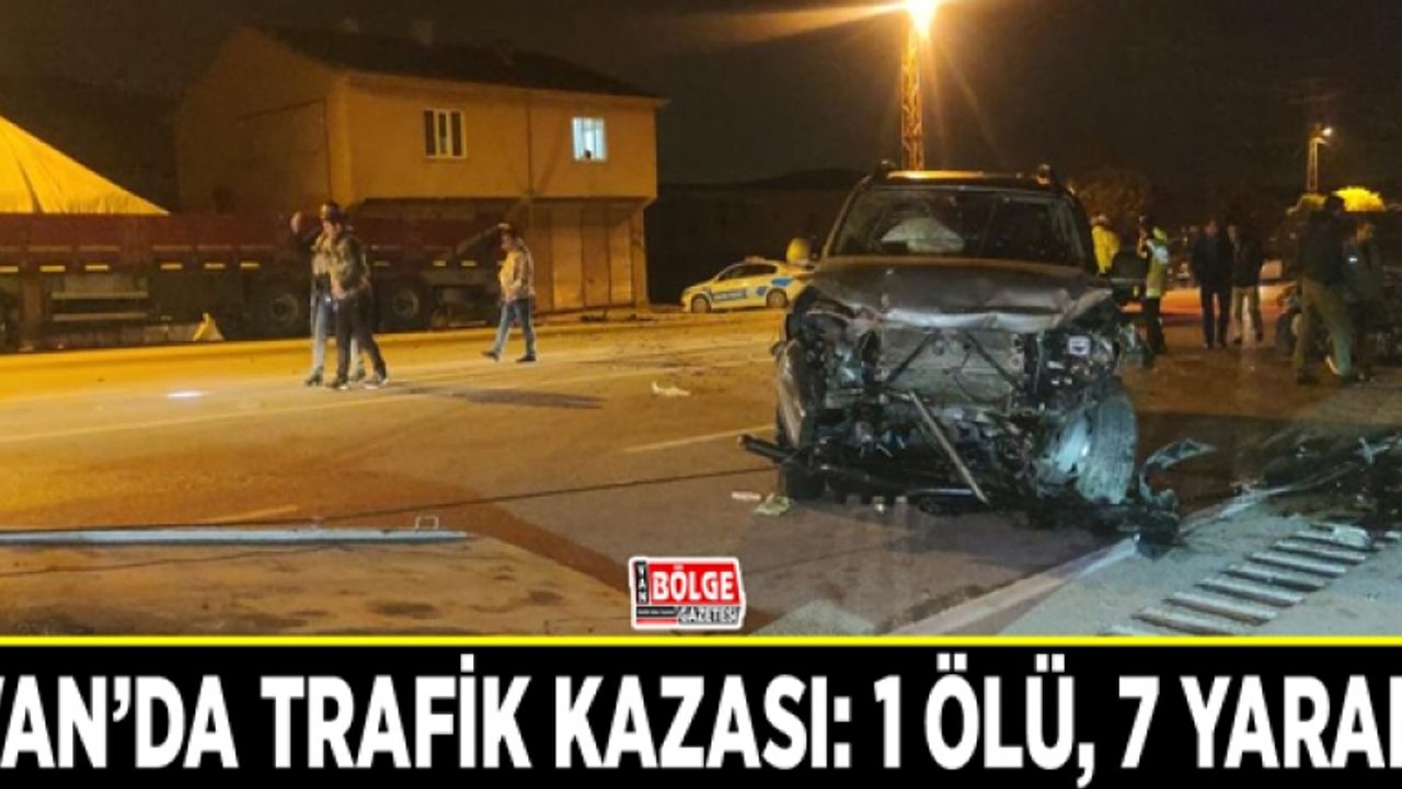 Van’da trafik kazası: 2 ölü, 6 yaralı