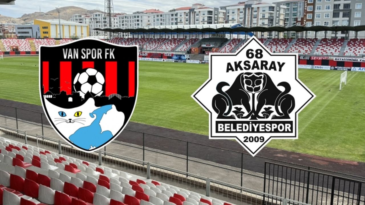Vanspor, Aksarayspor karşısında 1-0 geriye düştü