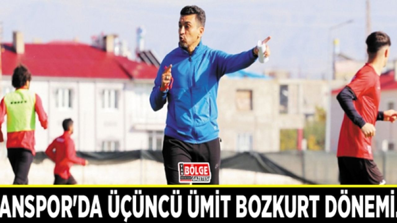 Vanspor'da üçüncü Ümit Bozkurt dönemi…