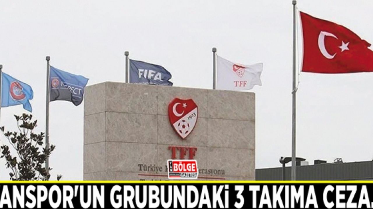 Vanspor'un grubundaki 3 takıma ceza…