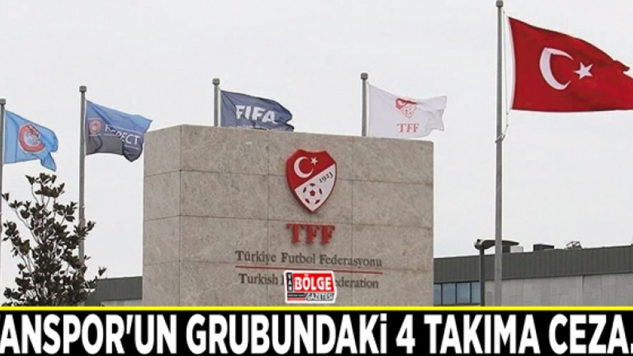 Vanspor'un grubundaki 4 takıma ceza…