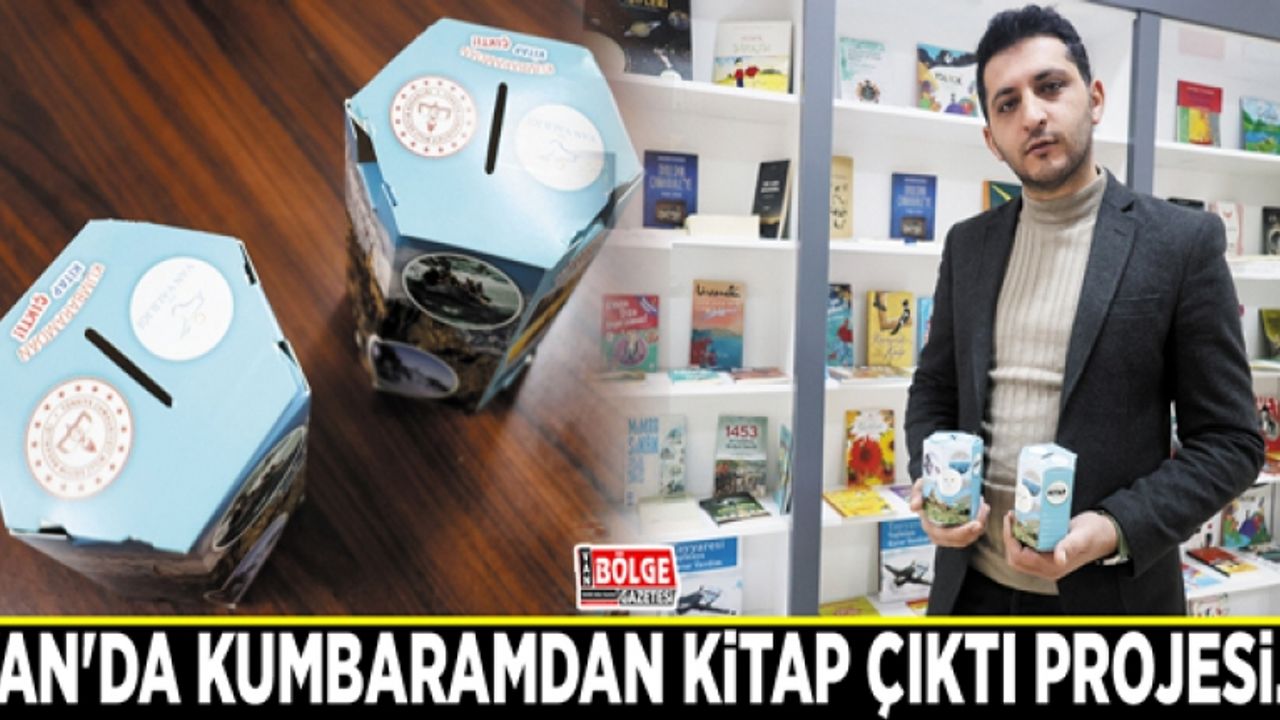 Van'da kumbaramdan kitap çıktı projesi…